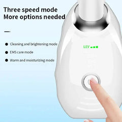 Neck Face Beauty Device Colorful LED Photon Therapy Skin Tighten Reduce Double Chin Anti Wrinkle Remove Lifting Massager - ProTrendyz