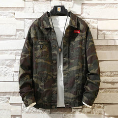 New Mens Camouflage Denim Jacket Coat Man Coats Jaqueta Masculino Jeans Jacket & Coats Fashion Design Autumn Brand Clothing - ProTrendyz