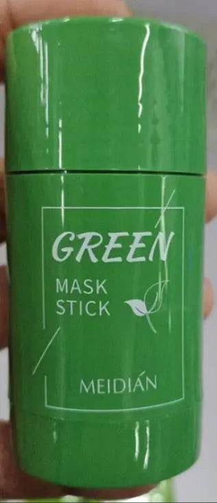 Cleansing Green Tea Mask Clay Stick Oil Control Anti-Acne Whitening Seaweed Mask Skin Care - ProTrendyz