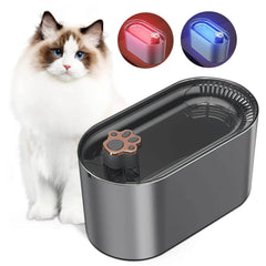 3L Cat Water Fountain Filter Automatic Drinker For Dogs Cats Pet Water Dispenser Ultra-Quiet Water Dispenser With LED Light Pet Products - ProTrendyz