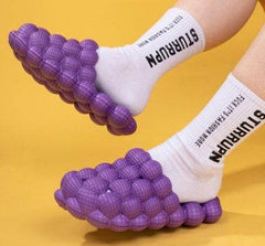 New Summer Fashion Massage Mesh Bubble Bathroom Slides Home Indoor Anti-Skid Shoes - ProTrendyz