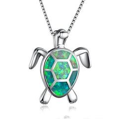 Fashion Turtle Simple Necklace Stud Earrings Set - ProTrendyz