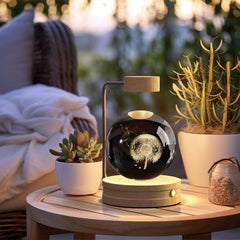 Crystal Ball Cosmic Dinosaur Indoor Night Light USB Power Warm Bedside Light Birthday Gift Night Lamp ProTrendyz