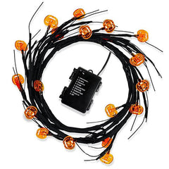 Halloween LED Willow Vine String Light Cool Cartoon Bat Pumpkin Decoration For Indoor Outdoor Party House Decor - ProTrendyz