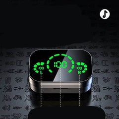 YD03 Wireless Bluetooth-compatible Headset TWS Large Screen Smart Digital Display In Ear Breathing Light - ProTrendyz