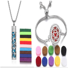 2024 New Kaleidoscope Aromatherapy Bracelet Perfume Essential Oil Diffuser Locket Bracelet Charms Women Aroma Diffuser Jewelry - ProTrendyz