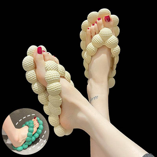 Bubble Slippers Summer Flip-flops Women Indoor Outdoor Flat Sandals Beach Shoes - ProTrendyz