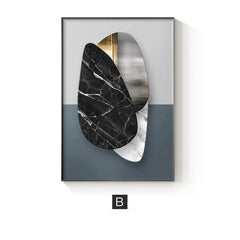 Abstract Geometric Canvas Painting Picture Home Decor Wall Poster - ProTrendyz