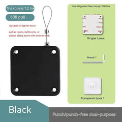 Automatic Door Closer Punch-Free Soft Close Door Closers For Sliding Door Glass Door 500g-1000g Tension Closing Device - ProTrendyz