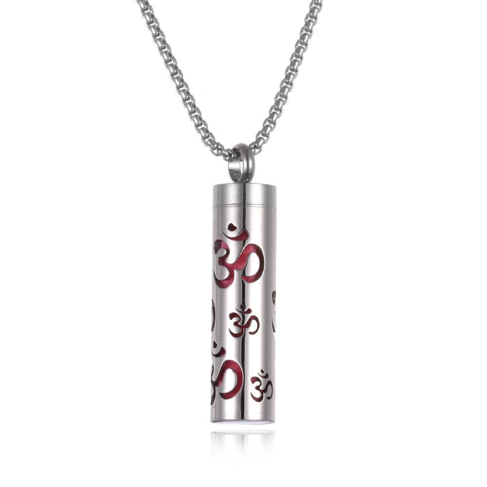 Aromatherapy Pendant Perfume Bottle Essential Oil Titanium Steel - ProTrendyz