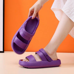 Adjustable Shoes For Women Men Sandals 3cm Thick Bottom Slippers Outdoor - ProTrendyz