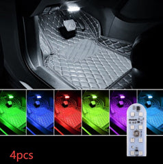 Touch-sensitive Usb Charging Atmosphere Lamp In Car ProTrendyz