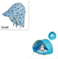 Baby Beach Tent Kids Outdoor Camping Easy Fold Up Fold Down Waterproof Up Sun Awning Tent UV-protecting - ProTrendyz