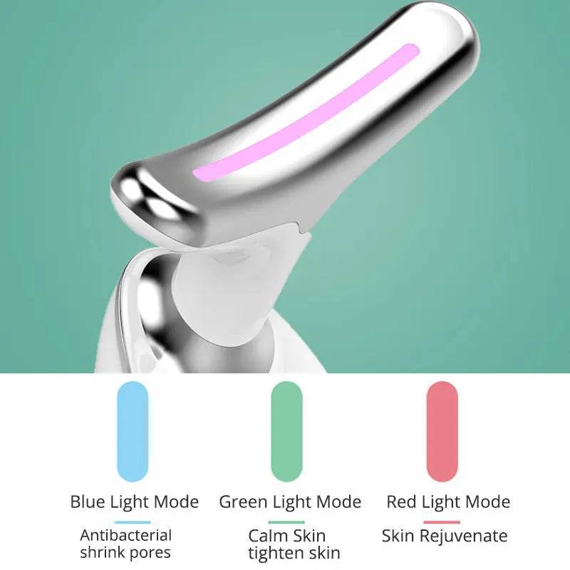 EMS Thermal Neck Lifting And Tighten Massager Electric Microcurrent Wrinkle Remover US - ProTrendyz