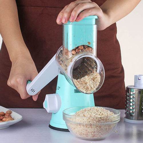 Manual Kitchen Accessories Multifunctional Round Mandoline Potato Slicer Vegetable Cutter Slicer Cheese Kitchen Gadgets - ProTrendyz
