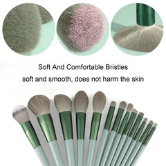 13Pcs Makeup Brush Set Make Up Concealer Brush Blush Powder Brush Eye Shadow Highlighter Foundation Brush Cosmetic Beauty Tools - ProTrendyz