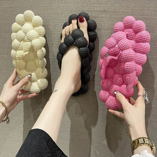 Bubble Slippers Summer Flip-flops Women Indoor Outdoor Flat Sandals Beach Shoes - ProTrendyz
