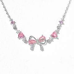 Cute Sweet Bracelet Loving Heart Zircon Bowknot Bracelet - ProTrendyz