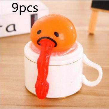 Puking Ball Brother Egg Yolk Pinch Vomit Spoof And Play Tricky Toys - ProTrendyz