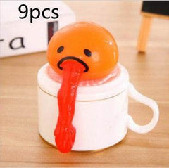 Puking Ball Brother Egg Yolk Pinch Vomit Spoof And Play Tricky Toys - ProTrendyz