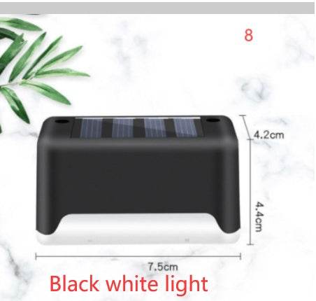 New Upgrade Waterproof LED Solar Fence Lamp Solar Deck Lights Solar Step Light Outdoor For Patio Stairs Garden Pathway Step Yard - ProTrendyz