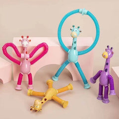 Giraffe Tubes Sensory Toys Novelty Spring Fidget Toy Stretch Tube Stress Relief Toy For Kid Birthday Gift Party Favors - ProTrendyz
