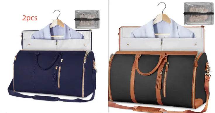 Large Capacity Travel Duffle Bag Carry On Women's Handbag Folding Suit Bag Waterproof Clothes Totes US - ProTrendyz