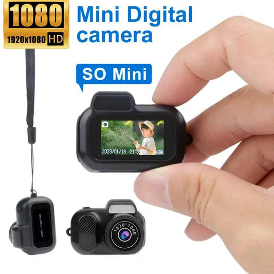 Retro Mini Camera With Screen Indoor Home Outdoor 1080p HD Portable Very Small Camera Video Support Holiday Gifts US - ProTrendyz