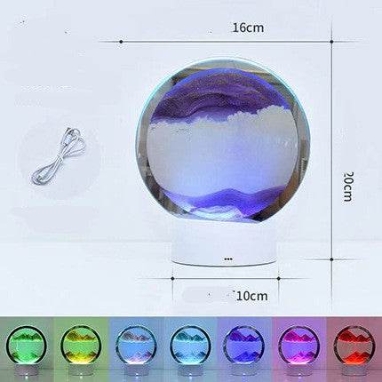 Creative 3D Quicksand Table Lamp Bedside - ProTrendyz