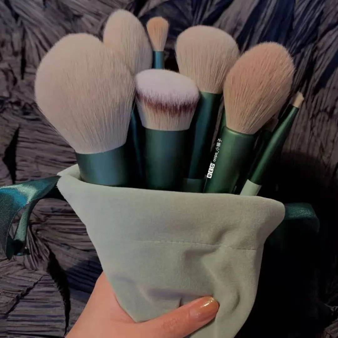13Pcs Makeup Brush Set Make Up Concealer Brush Blush Powder Brush Eye Shadow Highlighter Foundation Brush Cosmetic Beauty Tools - ProTrendyz