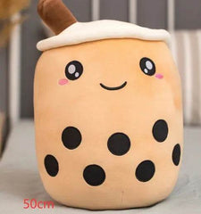 Cute Fruit Drink Plush Stuffed Soft Strawberry Milk Tea Plush Boba Tea Cup Toy Bubble Tea Pillow Cushion Kids Gift US - ProTrendyz