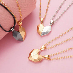 Creative Magnet Necklace Love Heart Broken Men And Women - ProTrendyz