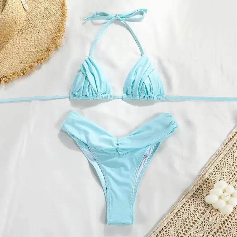 Ins Bikini Summer Beach Split Swimsuit Womens Clothing - ProTrendyz