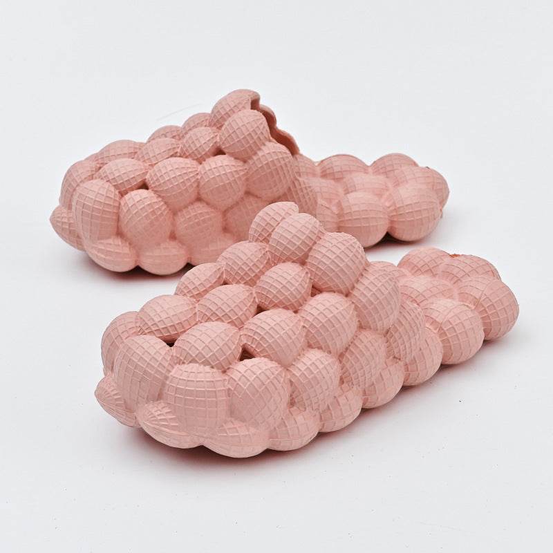 New Summer Fashion Massage Mesh Bubble Bathroom Slides Home Indoor Anti-Skid Shoes - ProTrendyz