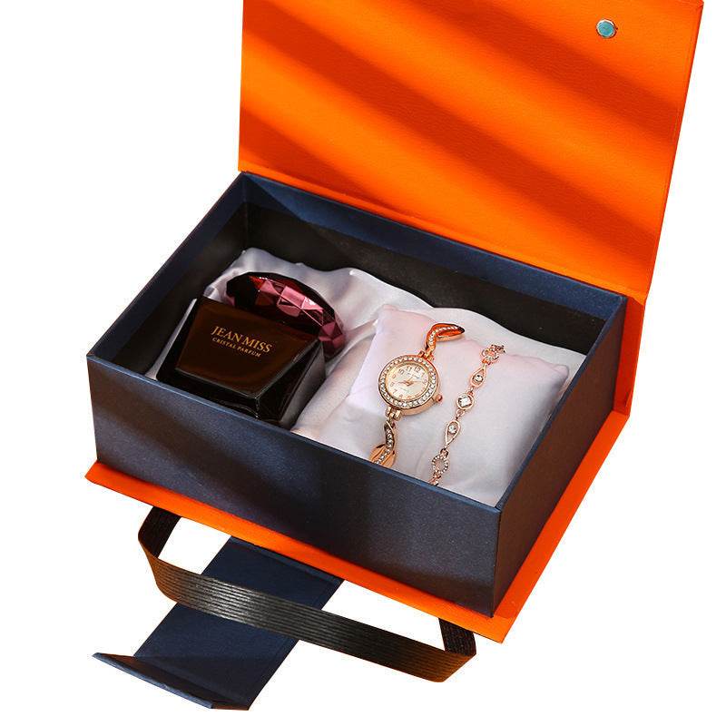 Hand Gift Set Watch Lipstick Perfume Gift Box - ProTrendyz