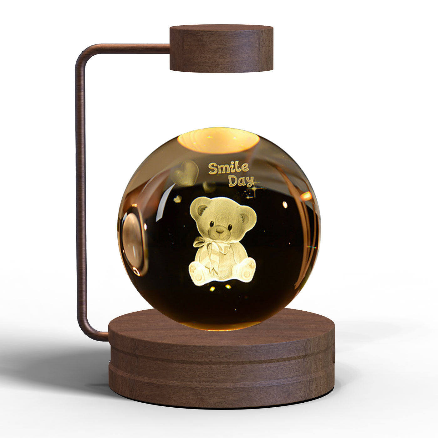 Crystal Ball Cosmic Dinosaur Indoor Night Light USB Power Warm Bedside Light Birthday Gift Night Lamp ProTrendyz