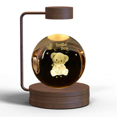 Crystal Ball Cosmic Dinosaur Indoor Night Light USB Power Warm Bedside Light Birthday Gift Night Lamp ProTrendyz