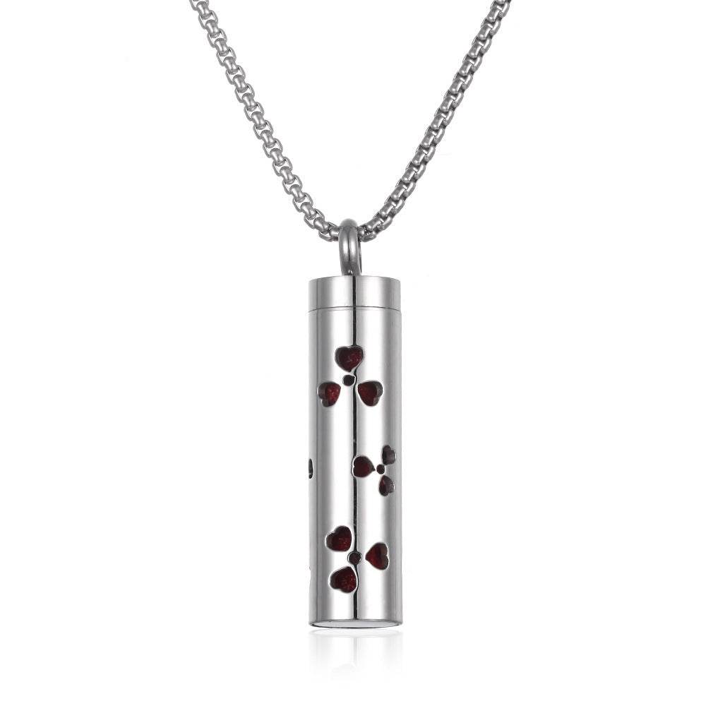 Aromatherapy Pendant Perfume Bottle Essential Oil Titanium Steel - ProTrendyz