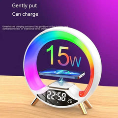 O Light Three In One Wireless Charging Multifunctional Bluetooth Speaker Night Light - ProTrendyz