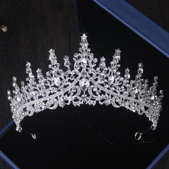 Silver Crystal Drop Bridal Jewelry Set - ProTrendyz