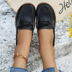 Women Flats Shoes Weave Design Soft Spring Summer Shoes - ProTrendyz