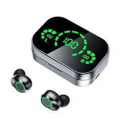YD03 Wireless Bluetooth-compatible Headset TWS Large Screen Smart Digital Display In Ear Breathing Light - ProTrendyz