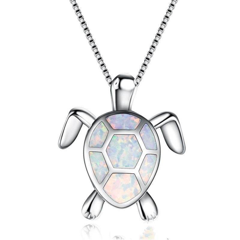 Fashion Turtle Simple Necklace Stud Earrings Set - ProTrendyz