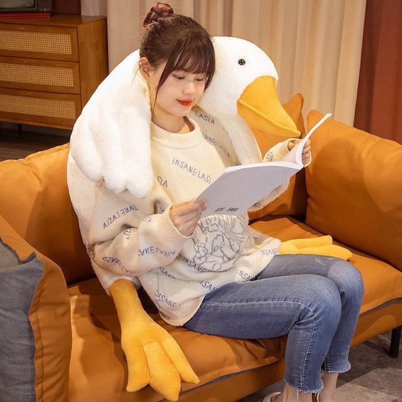 Big White Goose Doll Pillow Sleeping Plush Toy - ProTrendyz