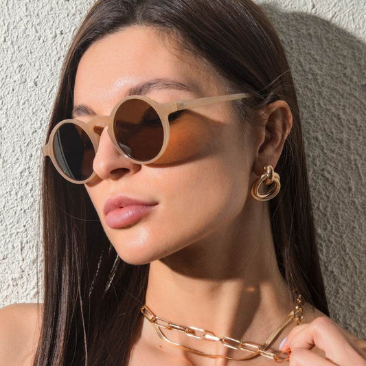Small Round Frame All Match UV Protection Sunglasses - ProTrendyz