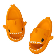 Adult's Slippers Indoor Outdoor Funny Shark Cartoon - ProTrendyz