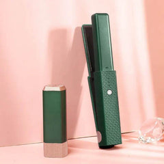 Hair Straightener Cordless Usb Hair Straightener Mini Ceramics Hair Curler 3 Constant Temperature Portable Flat Iron For Travel US - ProTrendyz
