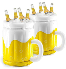Large Inflatable Beer Mug Cooler Pool Float Drink Cooler For Adults Parties 2 In1 Drink Floatie And Party Supplies Great Toy For Beach Pool And Jacuzzi - ProTrendyz