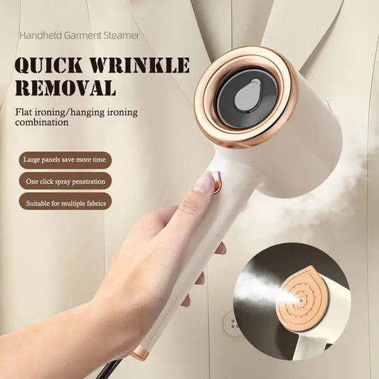 Mini Portable Handheld Garment Steamer Fabric Steam Iron For Clothes Travel Home Appliances Vertical US Plug Ironing Machine US - ProTrendyz