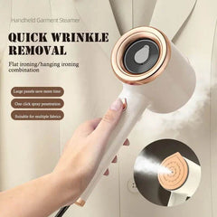 Mini Portable Handheld Garment Steamer Fabric Steam Iron For Clothes Travel Home Appliances Vertical US Plug Ironing Machine US - ProTrendyz